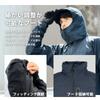 [DOCUMENT] Waterproof Thermal Rain Jacket, All-Weather Warm Jacket, Navy, Size LL