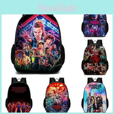 Stranger Things Rucksack für Herren Damen Jugendliche Schultasche Outdoor Laptop Reise
