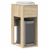 VidaXL Computer Tower Stand and Drawer Sonoma Oak 30x44x74 Cm, PC Tower Stand, Support Desk Stand 858733