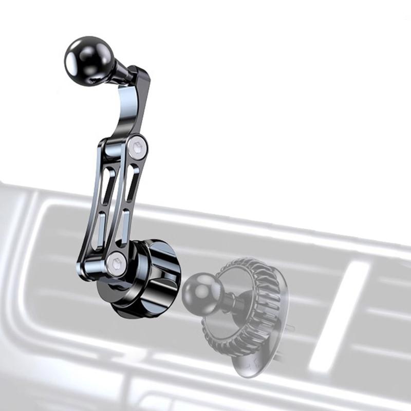 Rotating Ball Head Extenders  Ball Joint Extension Arm Adjustable for Car Air Outlet Vent Phone Stand & Map  Mount Holder