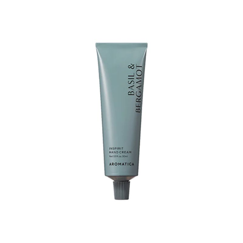 [AROMATICA] Inspirit Hand Cream Basil & Bergamot 30ml