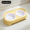 Elevated Pet Dog Cat Bowl Feeder Raised Stand with Double Stainless Steel Food Water Bowls For Small Medium Large Dogs Cats