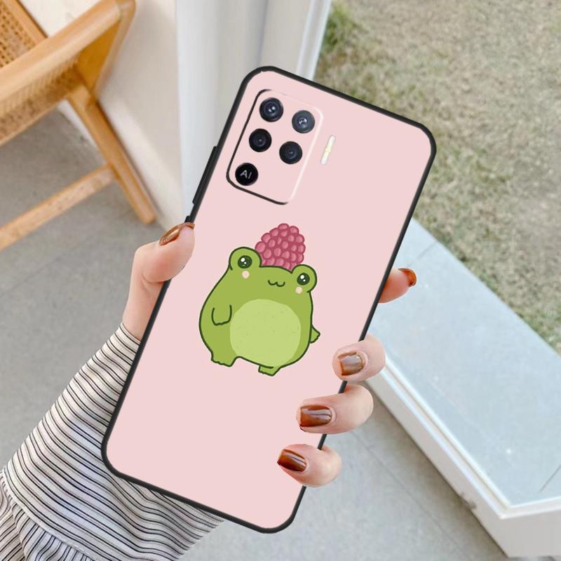 

Cute Kawaii Frog Case For Oppo A5 Pro A15 A17 A57 A77 A18 A38 A58 A78 A98 A94 A74 A54 A40 A60 A80 A16 A76 A96 OPPO A57s