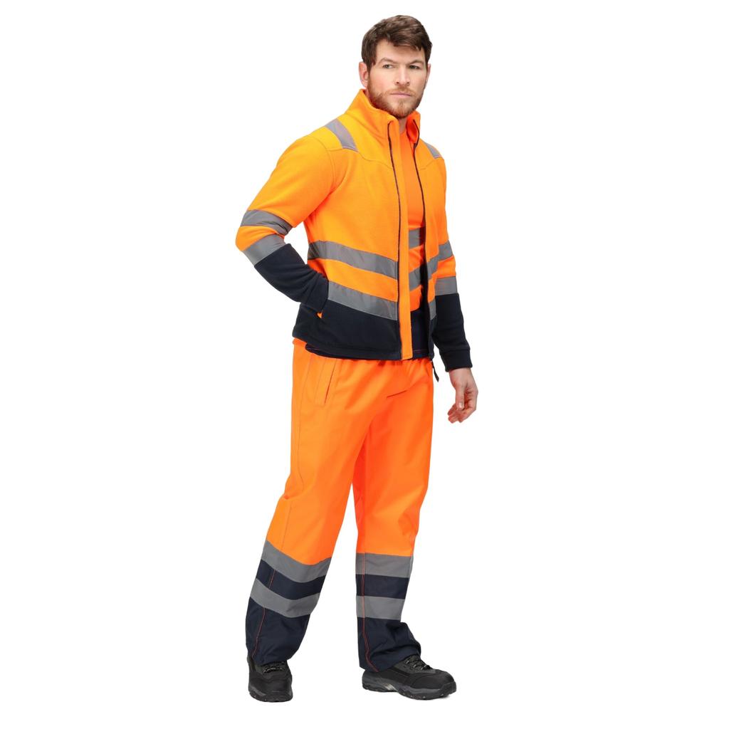 Regatta Professional Mens Hi-Vis Fleece Jacket