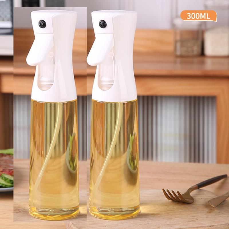 Oil Spray Bottle For Cooking Kitchen Olive Oil Sprayer For Camping BBQ Baking Vinegar Soy Sauce 200ml 300ml Kitchen Accessories