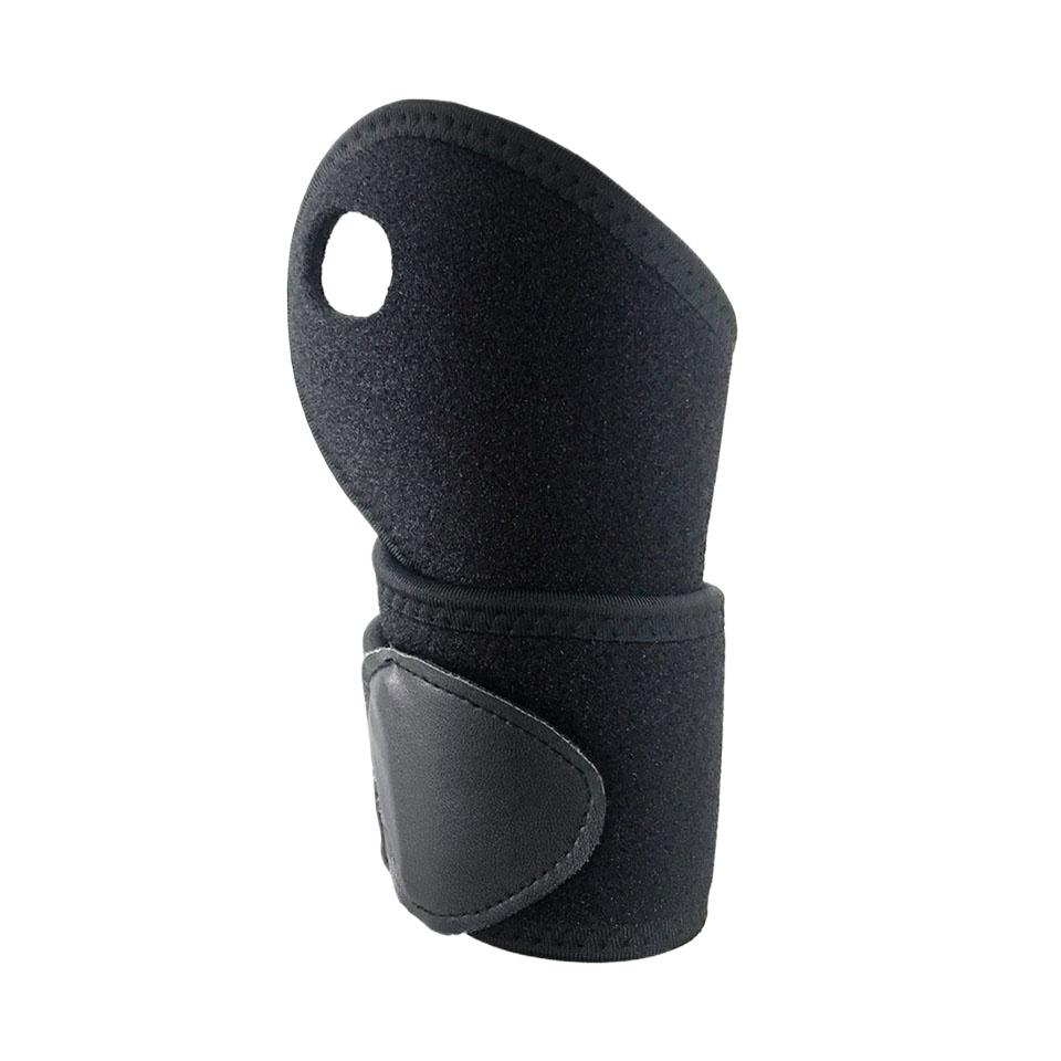 

1 шт. дышащий компрессионный спортивный напульсник на большой палец фитнес тяжелая атлетика баскетбол бадминтон чёрный
