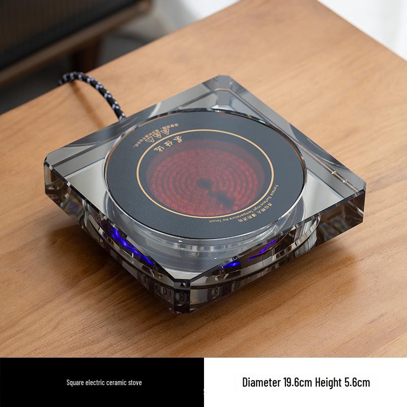 Electric Ceramic Tea Set with Induction Cooker: Glass Water Boiler and Steamer for Health Tea Brewing