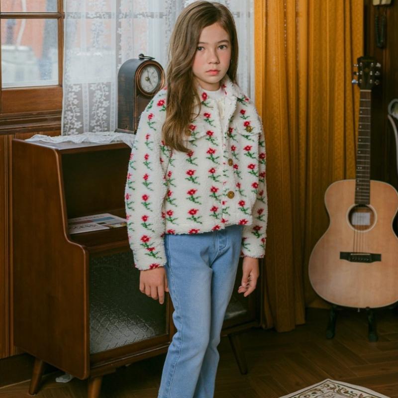 Olivean Lovely Bell Bottom Denim Pants Indigo