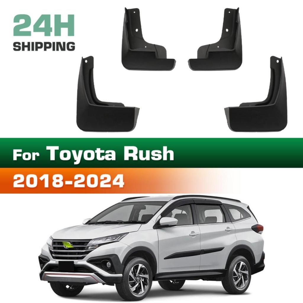 4PCS Car Mud flaps Splash Guards Mudguards Car Mud Flaps Compatible with Toyota Rush 2018 2019 2020 2021 2022 2023 2024