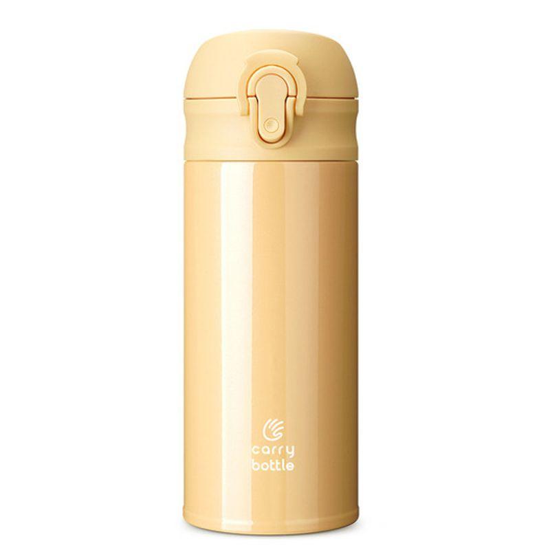 CARRY BOTTLE Insulated Easy Bottle Tumbler 350ml 5 Colors Stainless Steel One-Touch Lid Portable Mini Water Bottle