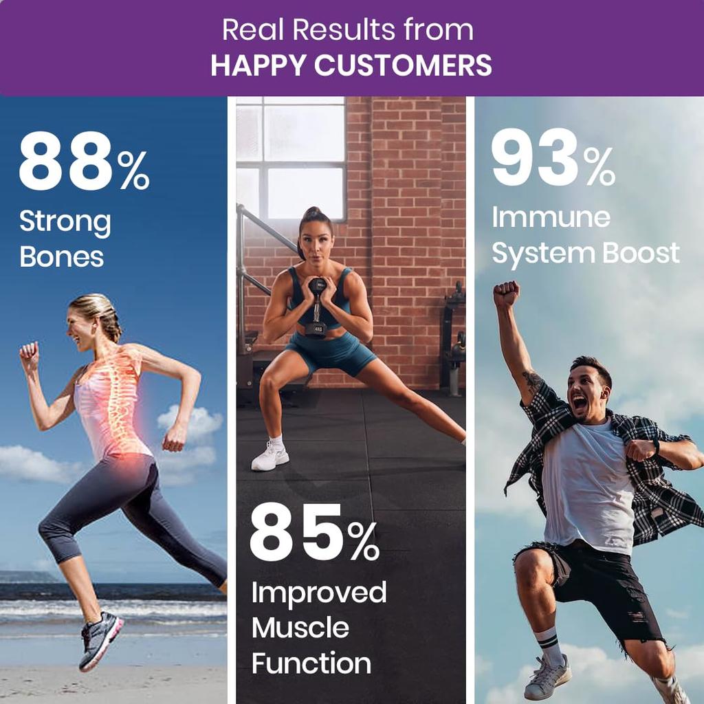 Vlados Himalayan Organics Luzerne Kalzium Tabletten Mit Vitamin D3 K2 Magnesium Zink Für Knochen Gelenk Muskel Unterstützung 120 Tabletten