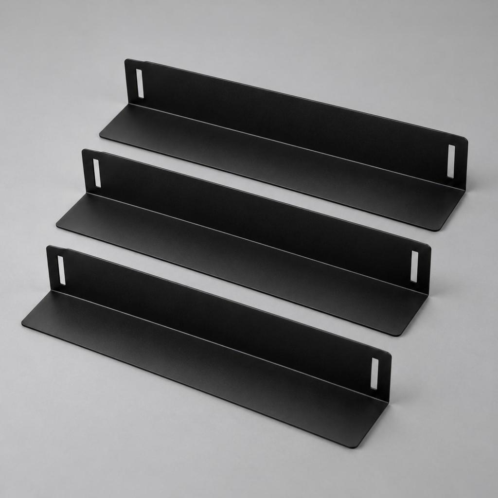 3 Pieces Automotive Trunk Divider AntiSlip LShaped Cargo Storage Block with Hook and