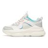 Anta Cushioning Slip Resistant Abrasion Resistant Low Top Sports Casual Shoes Women's Gray White 122018886-1