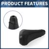 INFINAUTO Automatic Gear Shift Automotive Gearbox Stick Shifter Lever Knob for Toyota 4Runner Plastic Faux Leather 1pc Knob, 2012-2021, Black,