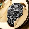 Binbang BINBOND steel belt multi-functional men's watch luminous waterproof quartz watch