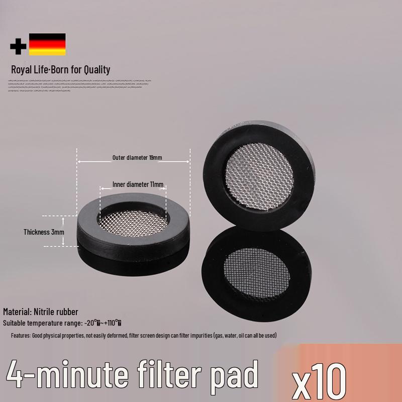 4-6 Minute Silicone Waterproof Gasket Seal for Water Heaters & Showers - Black Nitrile Rubber, Thickened Flat Washer