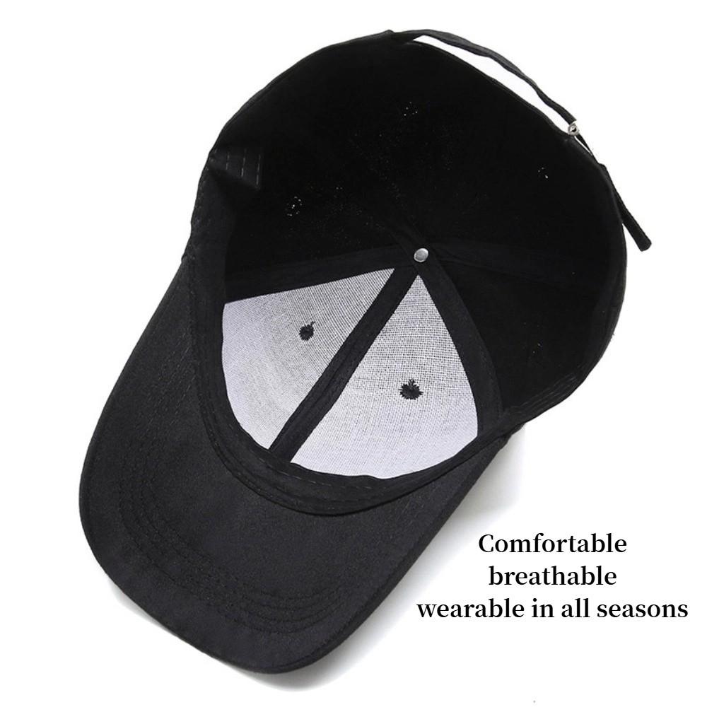 Fashion Embroidered Baseball Cap Cotton Breathable Outdoor Cap Pure Color Unisex Sports Cap Outdoor Activities