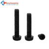 M3M4 Semi-Round Head Countersunk Cross Adhesive Nail Pan Head Black Nylon Screw