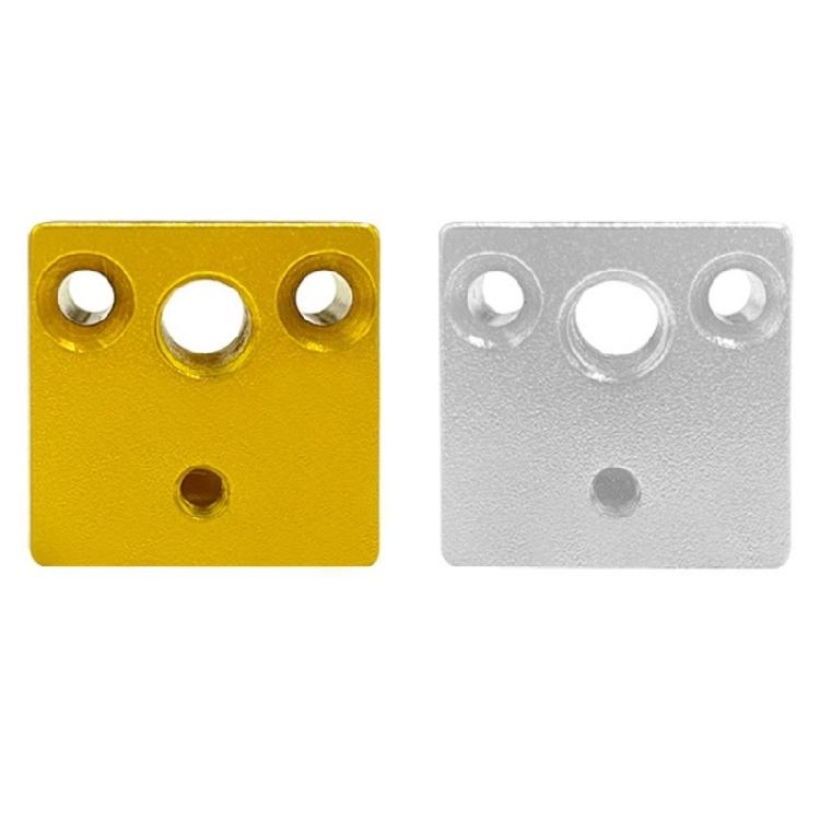 Aluminium Hotend Heizblock 3D-Drucker Hohe Temperaturen Heizblock Ersatz für MK8 Extruder Zubehör