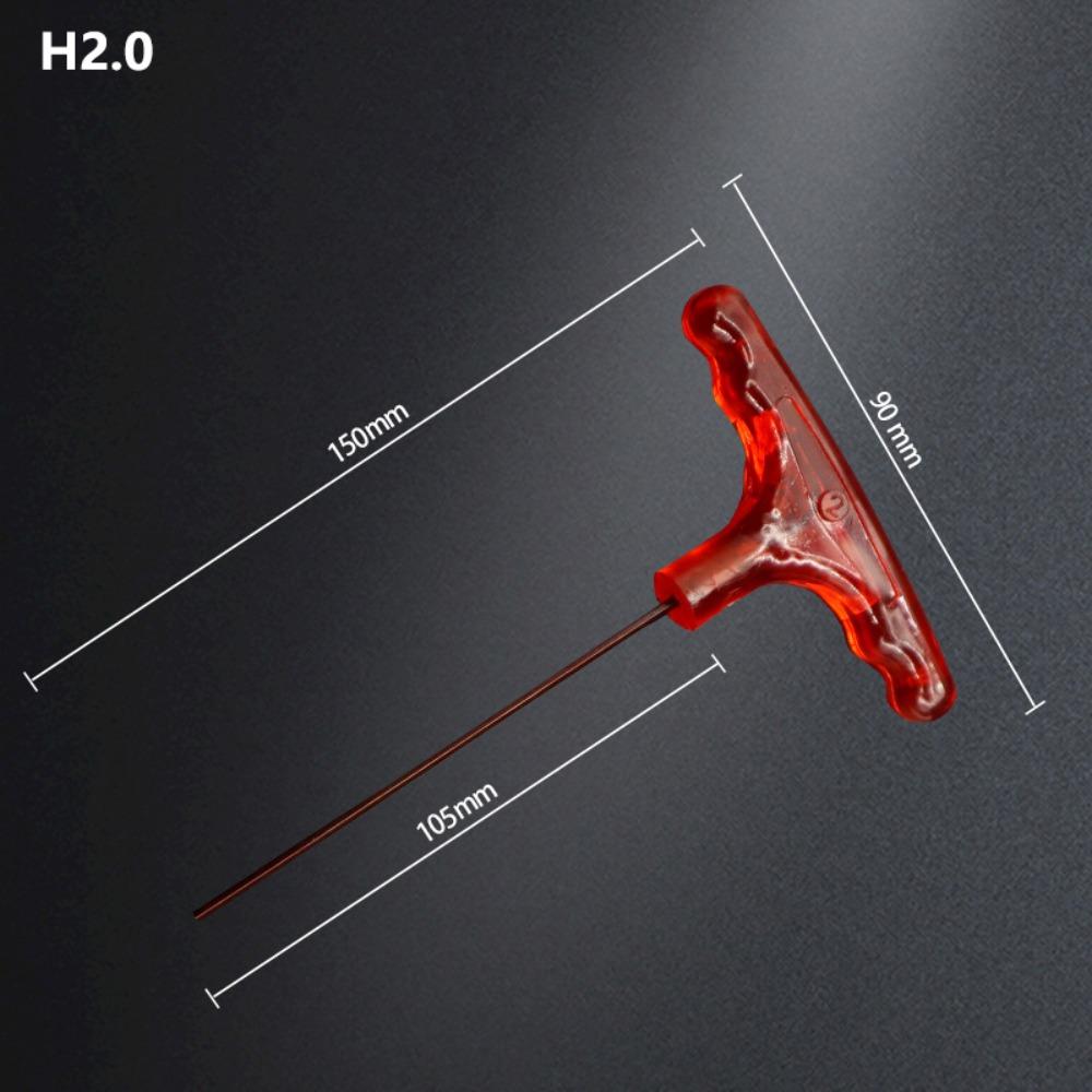 

2Pcs Extension Rod T-type Hexagon Wrench Screwdriver Tool Kit T-handles Wrench Hex Socket Wrench
