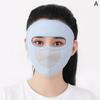 Sunscreen Mask Summer Ice Silk Anti-Uv Outdoor Sports Cycling Bike Motorcycle Scarf Breathable Thin Women Half Face Cover