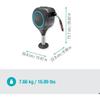 Automatic Hose Reel for Terrace - GARDENA - RollUp S - Blue - Length 15 M - Hose 13 Mm