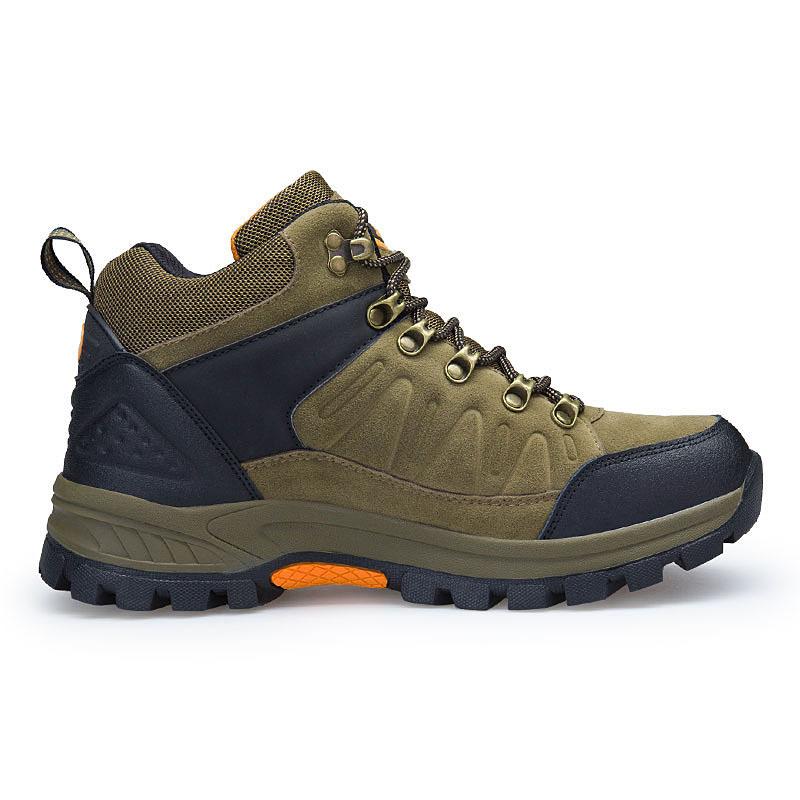 Autumn and Winter Outdoor Hiking Shoes Sports Waterproof High-top Hiking Shoes Extra Large Size 47 Men's Shoes