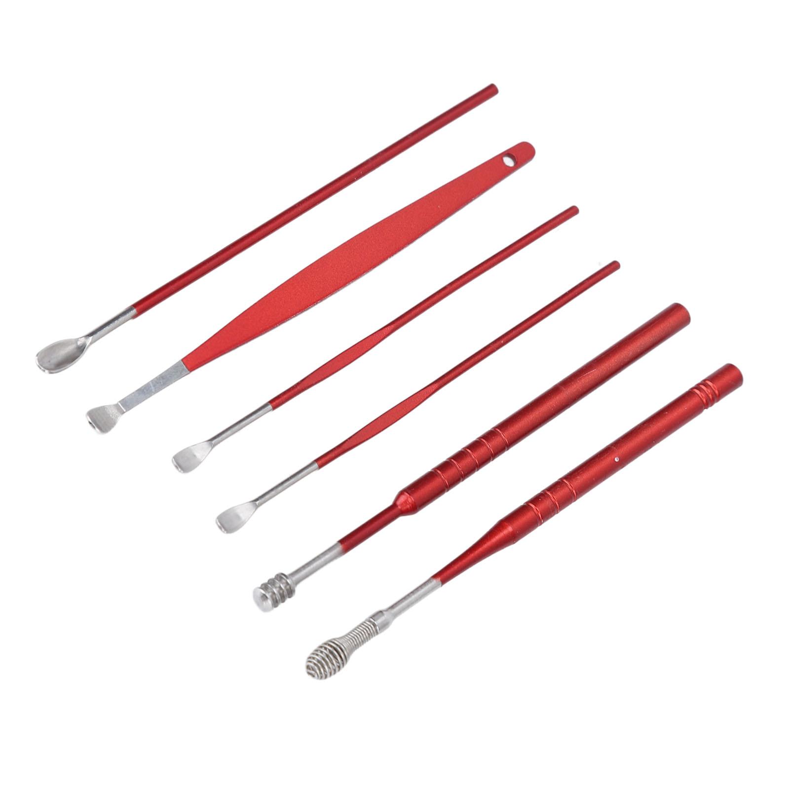 

Набор из 6 предметов для чистки ушей, кюретка для удаления ушной серы, ложка для чистки ушей, инструмент для взрослых и детей для красоты дома