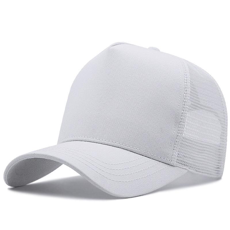 2024 Adult Summer Cotton Trucker Hat Lady Mesh Sun Hats Big Hat Men Plus Size Baseball Caps 55-60cm 60-65cm