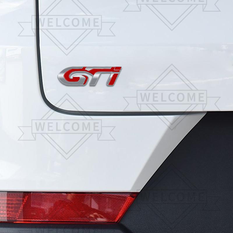 3D Car Stickers GT Emblem Auto Body Badge Trunk Decal For u333 GT Line RCZ 2008 308 306 5008 208 3008 Decoration Accessories 333u