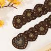 Ethnic Style Girl Heart Patchwork Rivet Western Vintage Belt For Boho Fashion Accessories