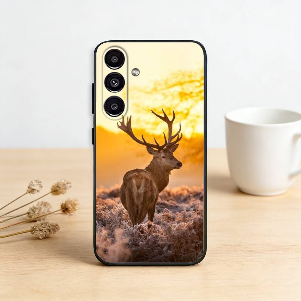 D-deer Hunting     Phone Case For Samsung Galaxy A91,80,73,72 ,71,53,52,32 ,31,22,21s,20,Soft Black Case