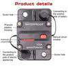 Circuit Breaker Fuses Reset Recoverable Waterproof Ignition Protected For Car Boat 30A 40A 50A 60A 70A 80A 100A 150A 200A 250A Fuses4