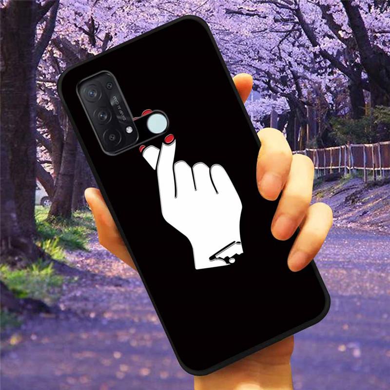 For OPPO Reno 5A 3A 7A Case 3D Relief Cartoon Silicone Back Cover for Oppo Reno7 A Reno3A Reno5A Cases Emboss Soft Cute A54 5G