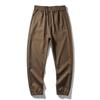 American Knitted Straight Sports Pants Men's Spring and Autumn Ankle-Tied Sweatpants Elastic Waist Pants Export Men's Casual Pants