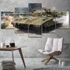 5 Panel Tank War Canvas Printed Painting For Living Room Wall Decor HD Picture Artworks Poster1 No Frame