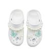 Crocs Classic Platform Clog Delos Butterfly Wings Beach Travel Versatile Fashion Trend EVA Hole Shoes Unisex Green