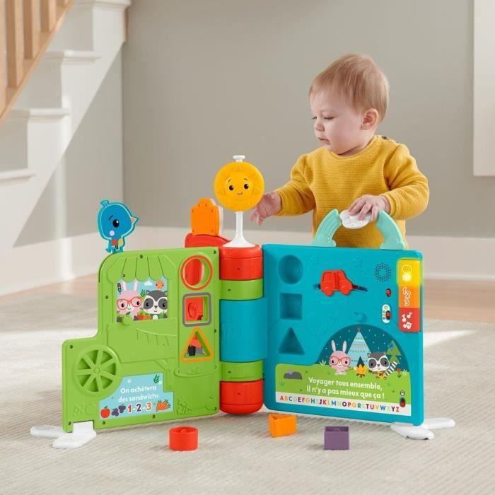 Fisher-Price - Mon Grand Livre D'activités Évolutif - Jouet D'éveil Bébé - Dès 6 Mois HCL00