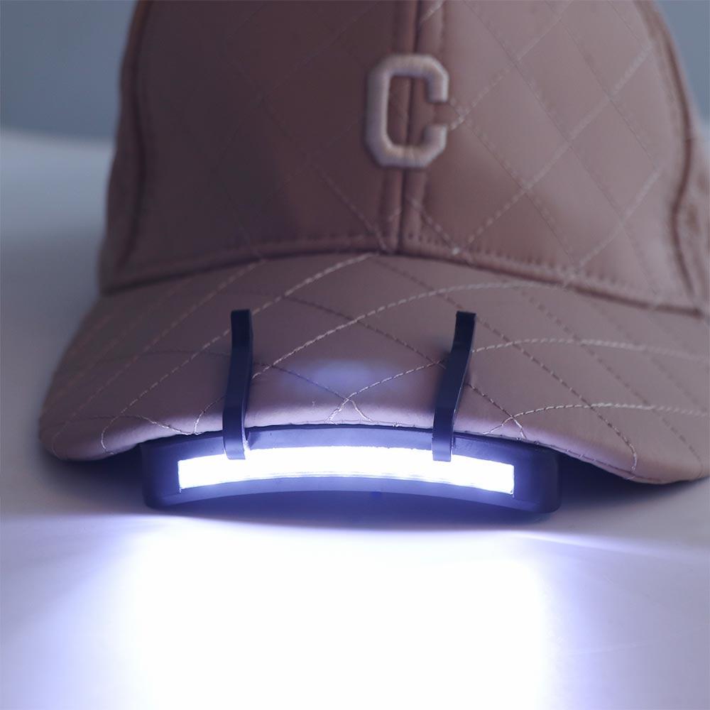 11LED Hat Brim Light Headlamp Hat Clip Lamp Portable Baseball Cap Light  Hiking Camping
