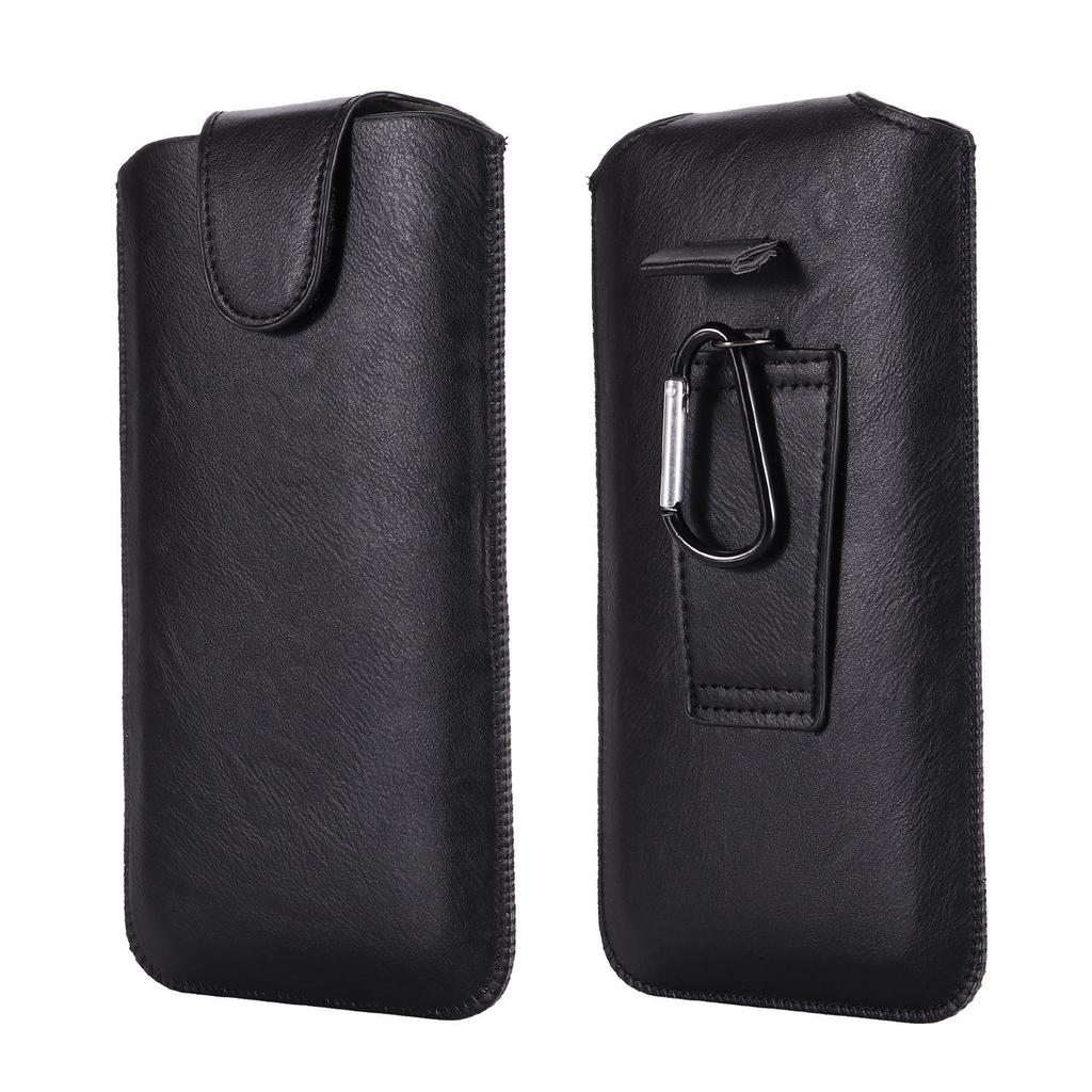 An der Hüfte hängende Handy-Hüfttasche aus Leder mit Bergsteigerschnalle für MATE50, universelle Passform, Gürtelstil mit Verriegelungskante