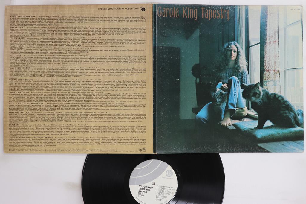 LP Record CAROL KING - Tapestry SP77009 ODE 1971 US Rock Used