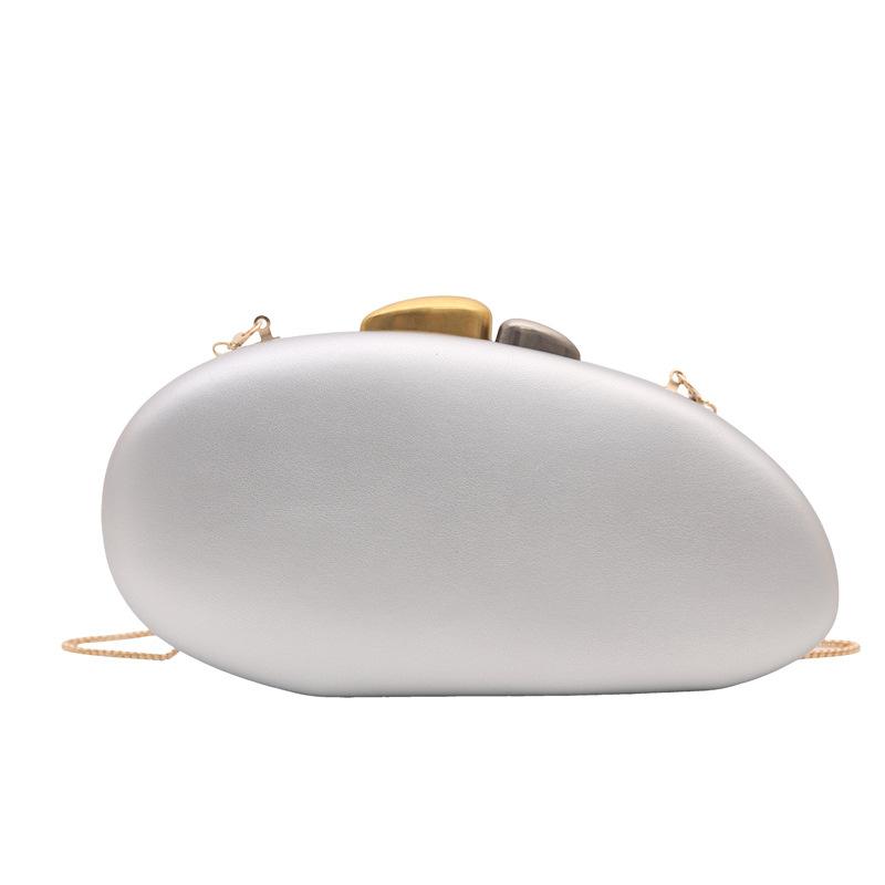 

Elegant Shell Shaped PU Handbag for Women Single Shoulder Crossbody Wedding Dinner Party Fashionable Urban Minimalist Style