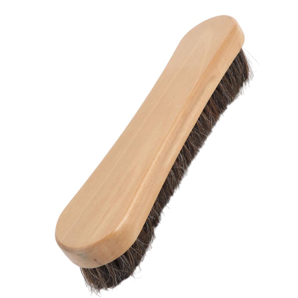 Solid Wood Pool Table Brush Soft Horsehair Pool Table Cleaner Billiard Table Brush Dusting