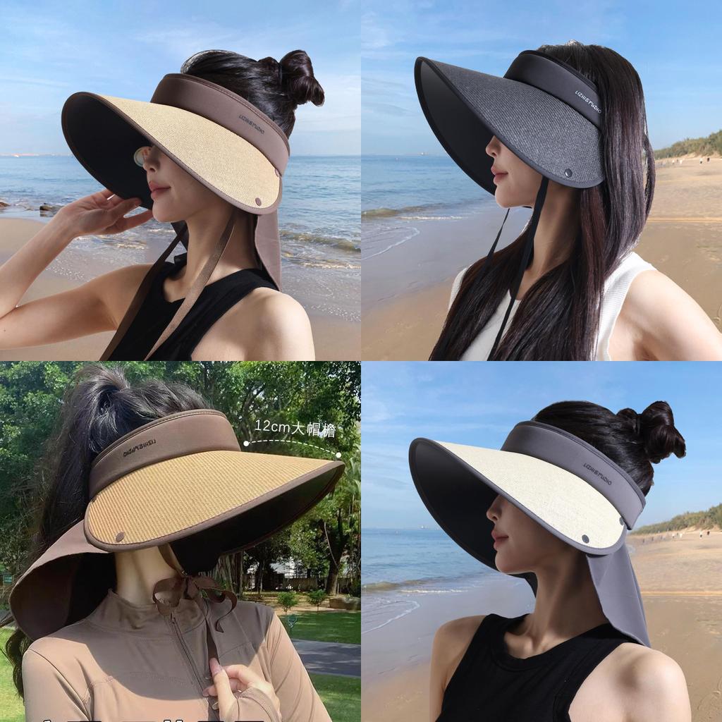 Stylish And Trendy Wide Brim Sun Hat For Women With Uv Protection For Summer 2024