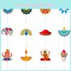 Diwali Festival Cake Flags Paper Party Supplies For Home Celebrations