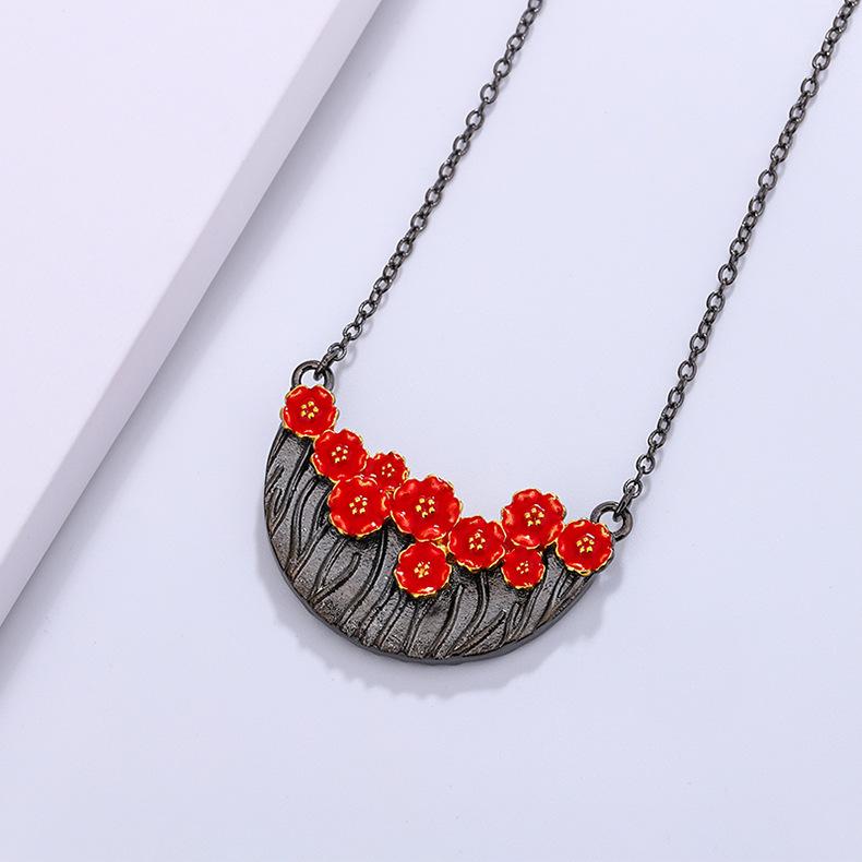 Heal The Gentle Lily of The Valley Flower Necklace Super Fairy Temperament All Matching Necklace Female Minority