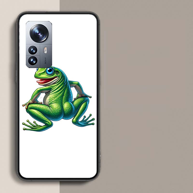 Frog Butt Phone Case For Redmi Note 15 Pro 5G 14 13 12 Pro Plus 11 11T 11E 11S 10 Pro 10S 9 9S Cover Cell Clear with Suitable Ca