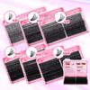 D-Song Single Cluster False Eyelash Extension Set 30P100Pdiy Segmented Grafting Natural Dense Hair