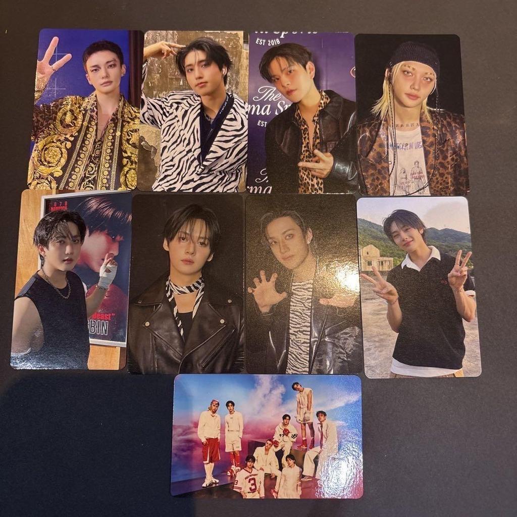 [USED] stray kids KARMA HMV Lakidro Trading Card A 9-piece complete set