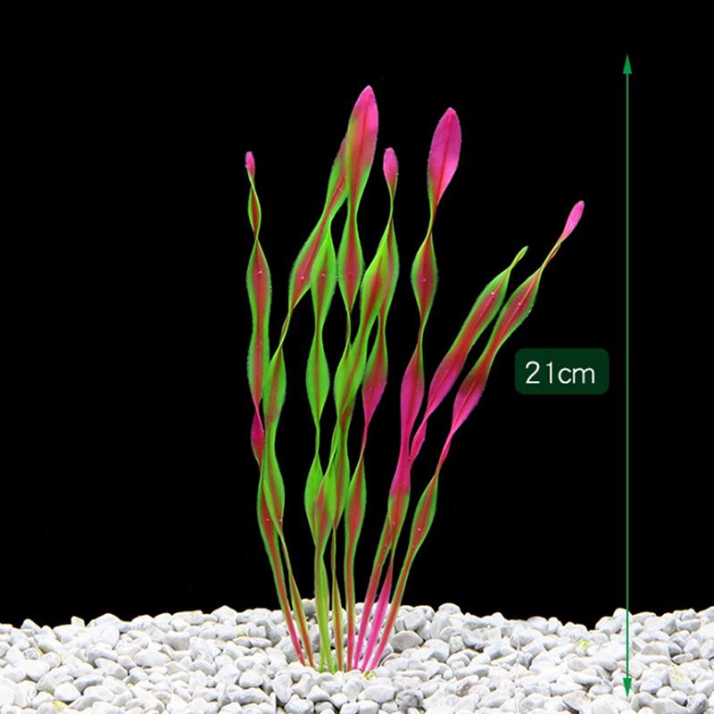 

Искусственные водоросли, трава, аквариум, украшения для аквариума, украшение для аквариума розовый